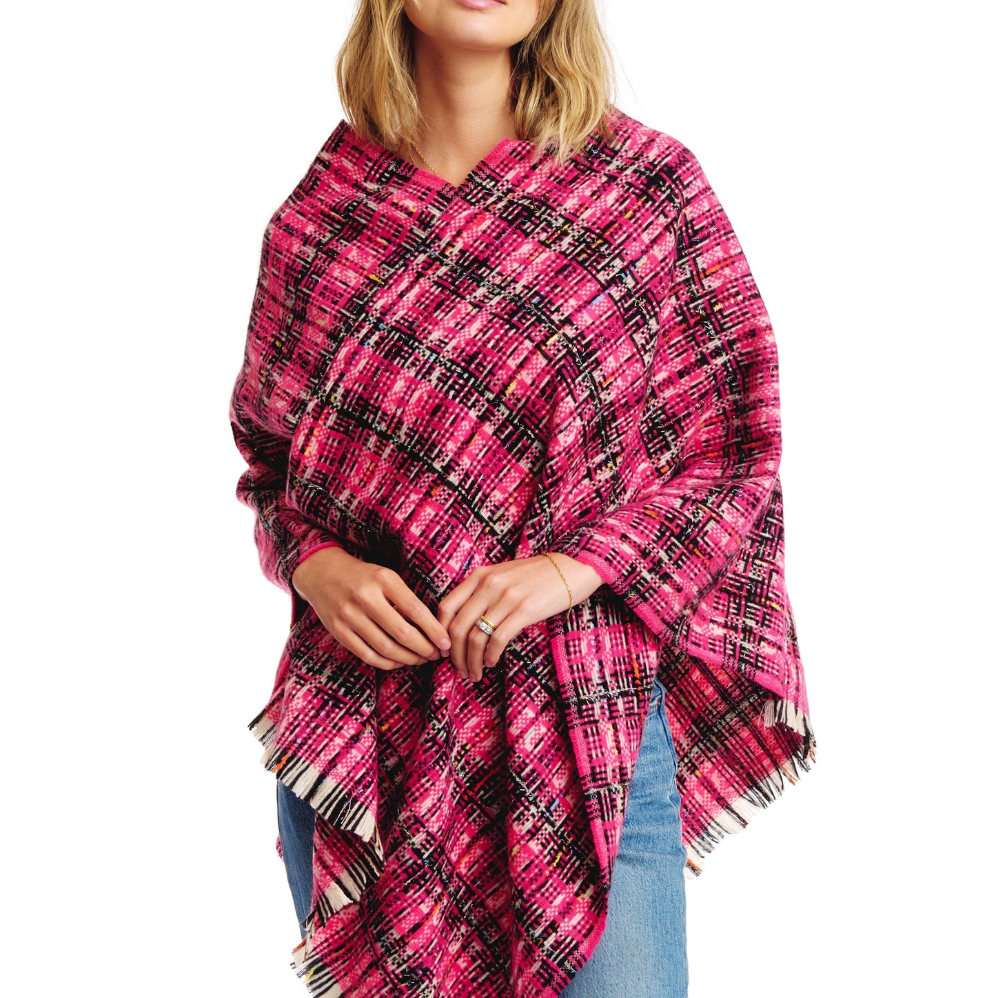 Sassy Tweed Luxe Poncho