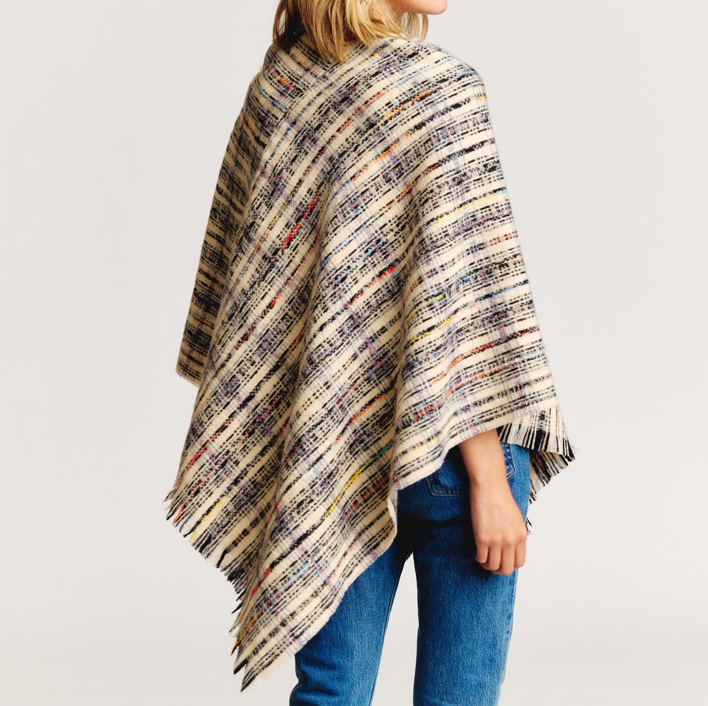 Sassy Tweed Luxe Poncho