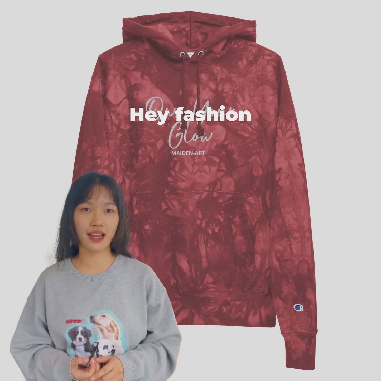 Sassy Knitted Heart crew neck sweater GREY